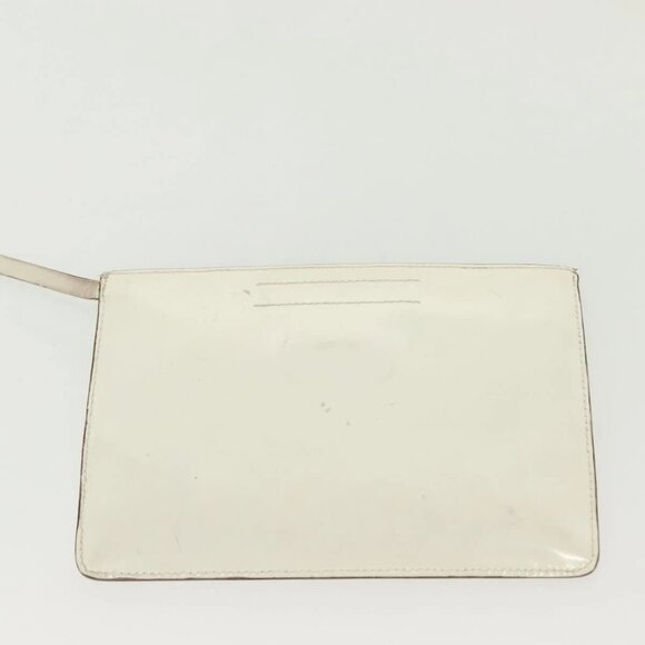 PRADA Tote Bag Leather White Auth - Picture 12 of 16